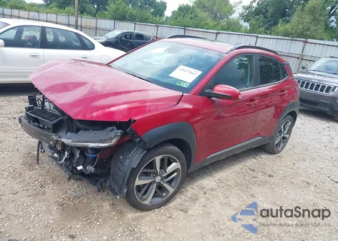 2021 Hyundai Kona Limited из США, поврежденный, VIN KM8K3CA50MU638013